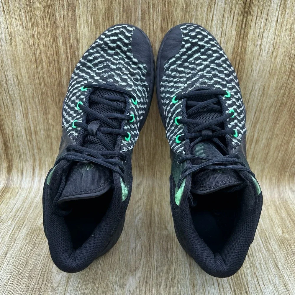 Nike KD Trey 5 VIII Men's Size 11.5 Black Illusion Green Shoes CK2090-004